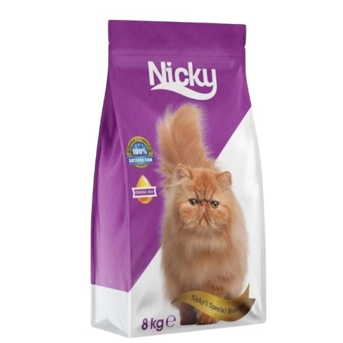 Nicky Sterilize Somonlu Kedi Maması 8KG