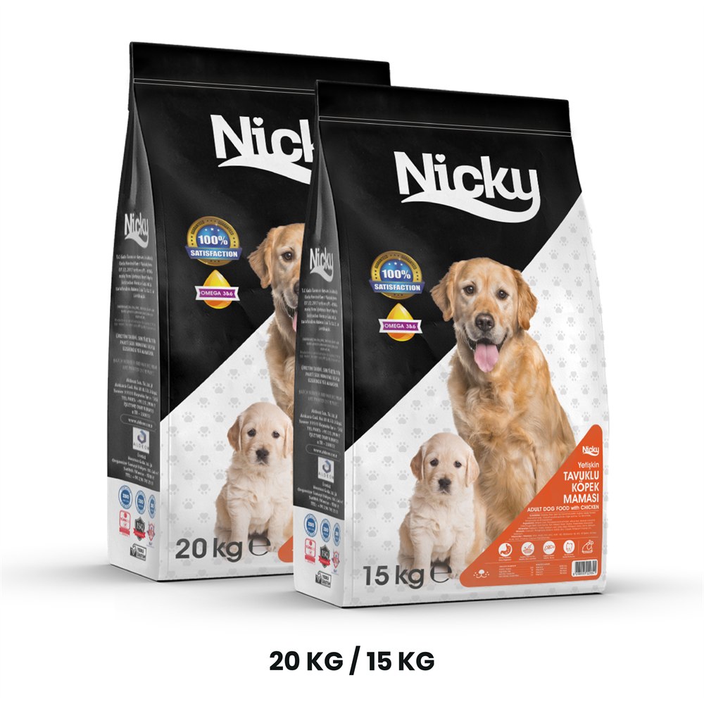 Nicky Tavuklu Köpek Maması