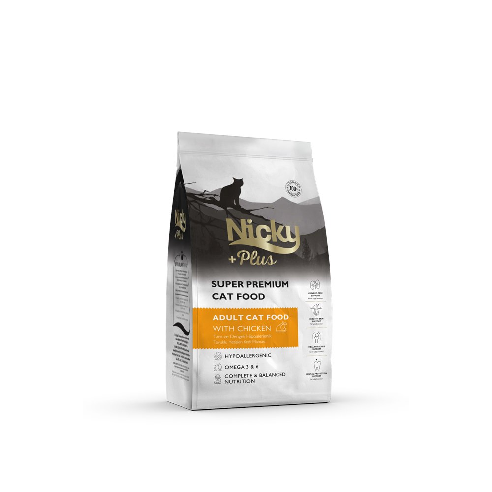 Nicky Plus Tavuklu Kedi Maması