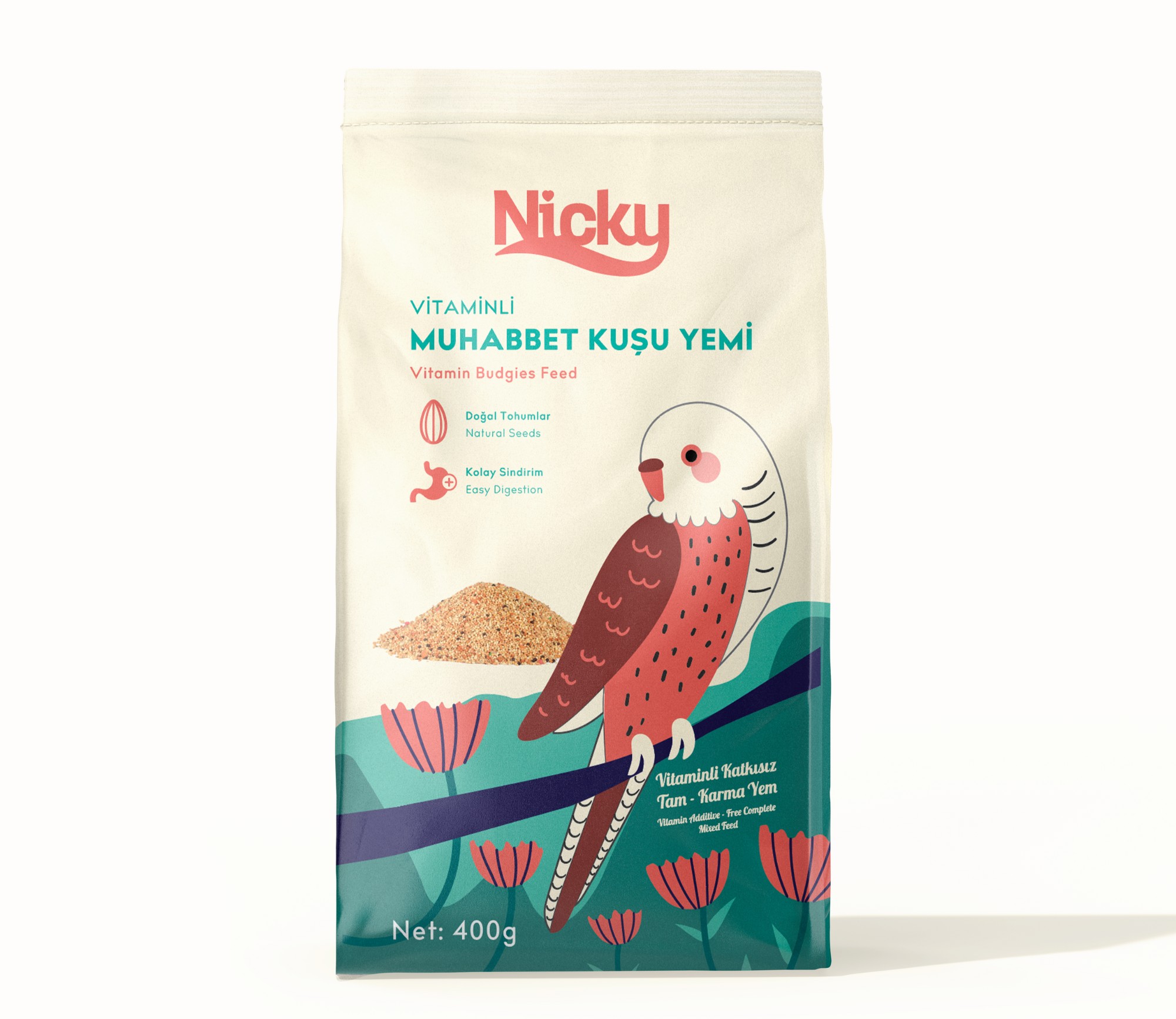 Nicky Vitamin-Enriched Budgie Feed