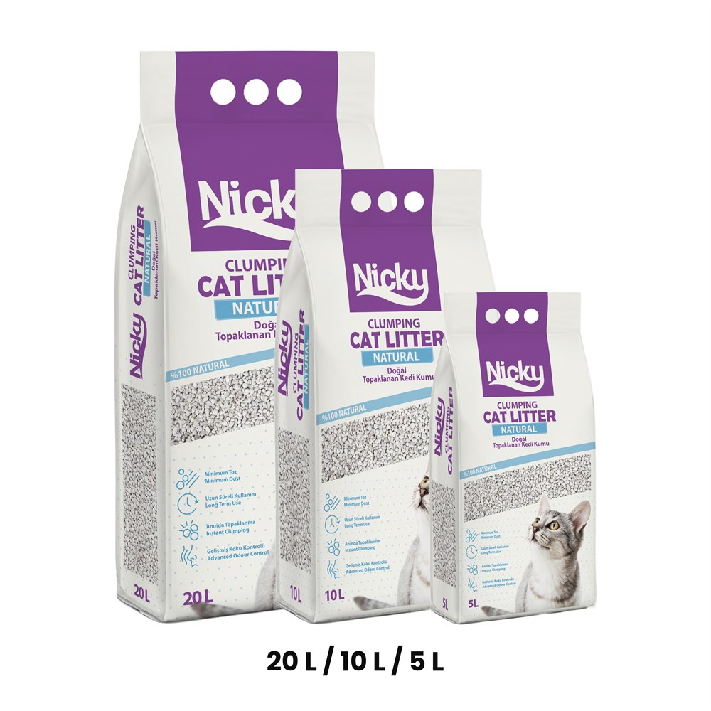 Nicky Clumping Cat Litter Fragrance-Free