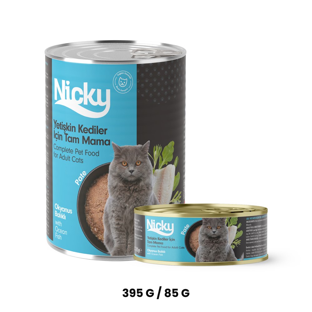 Nicky Adult Cat Pate with Ocean Fish