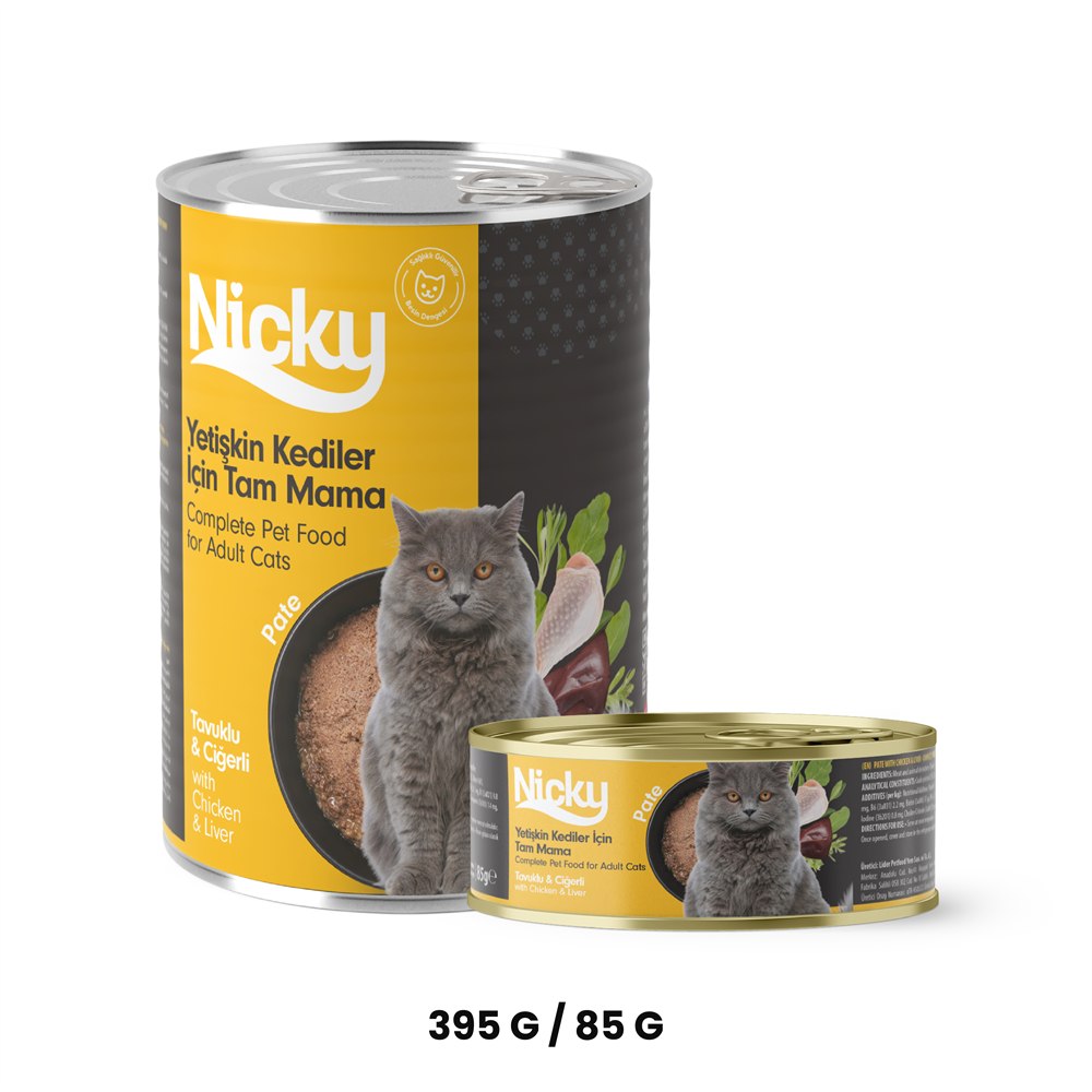 Nicky Adult Cat Pate with Chicken & Liver