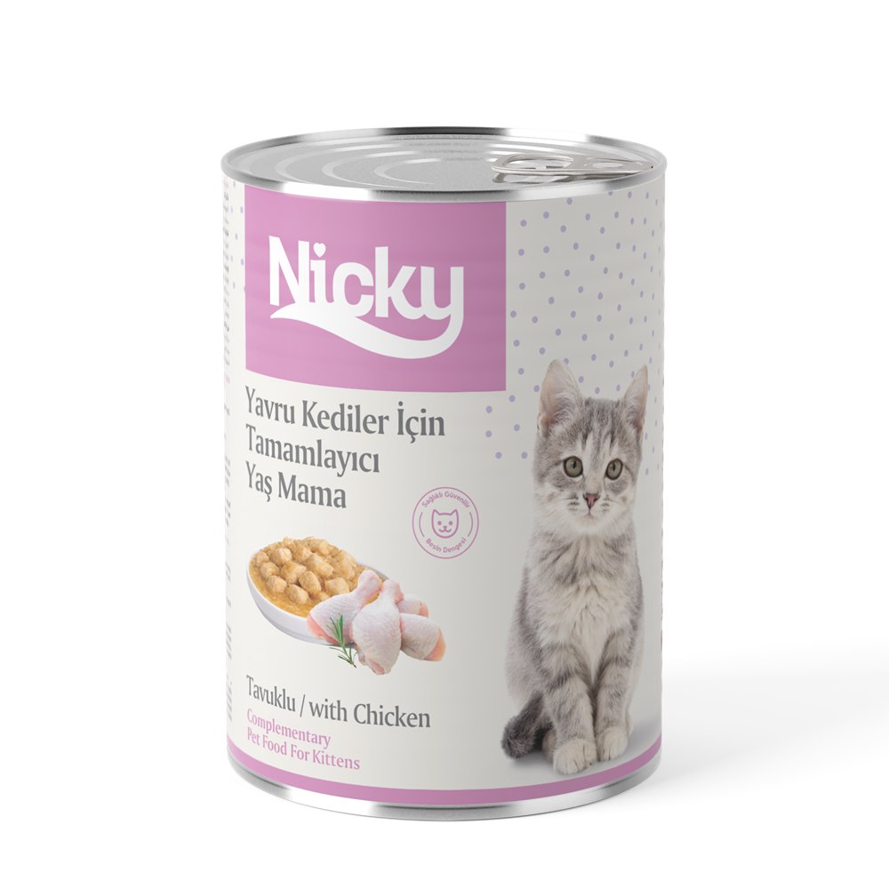 Nicky Kitten Meaty Chunks with Chicken in Gravy
