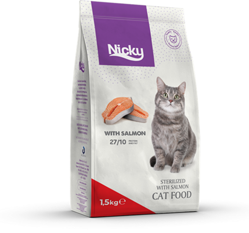 Nicky Sterilized Salmon Cat Food