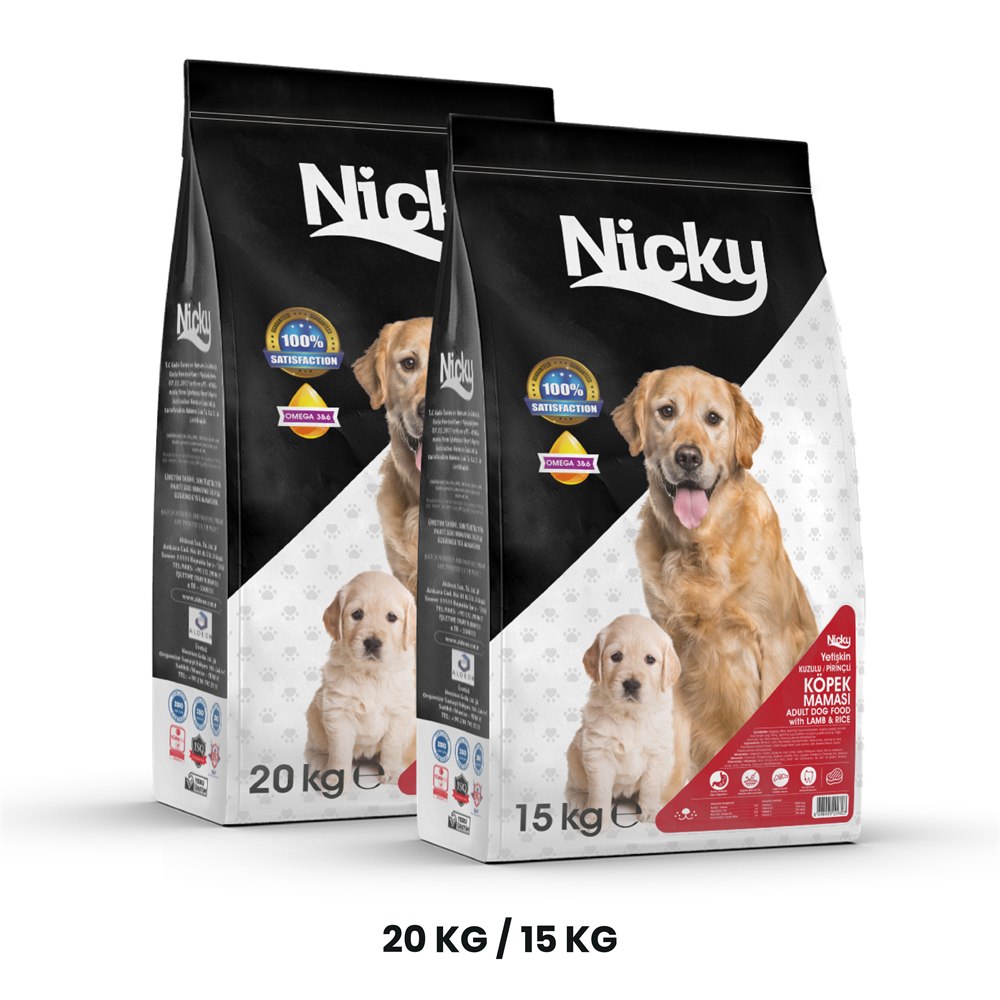 Nicky Adult Dog Food with Lamb – Eco