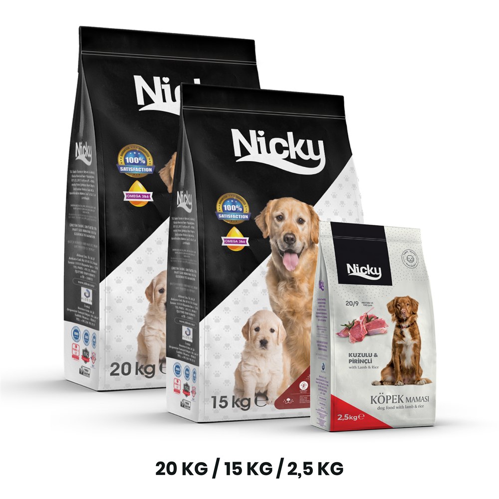 Nicky Adult Dog Food with Lamb & Rice