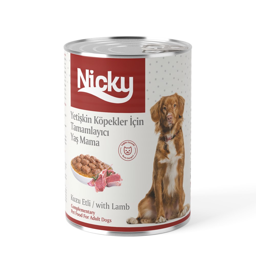 Nicky Adult Dog Meaty Chunks with Lamb in Gravy