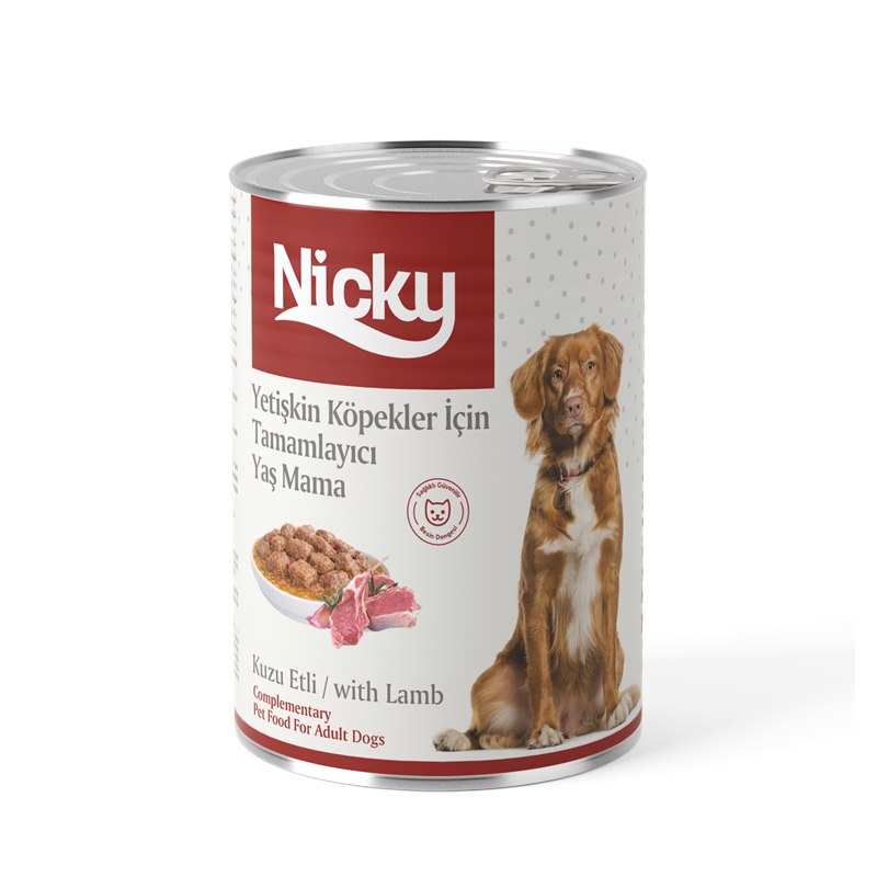 Nicky Adult Dog Meaty Chunks with Lamb in Gravy