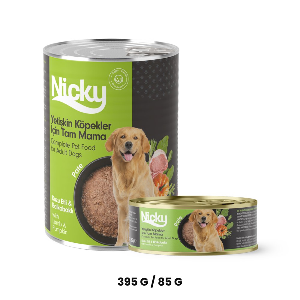 Nicky Adult Dog Pate with Lamb & Pumpkin