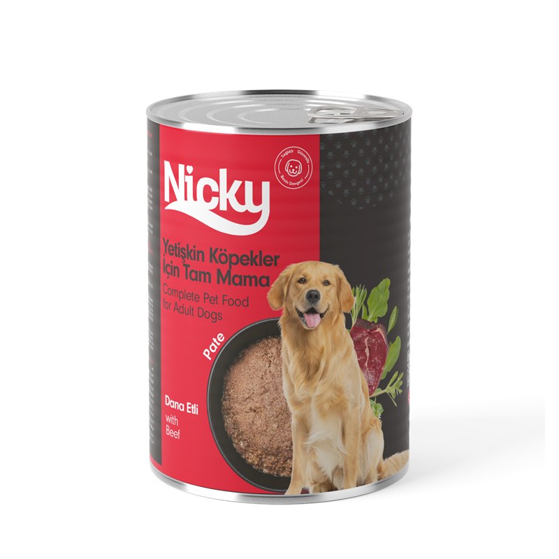 Nicky Adult Dog Pate with Beef
