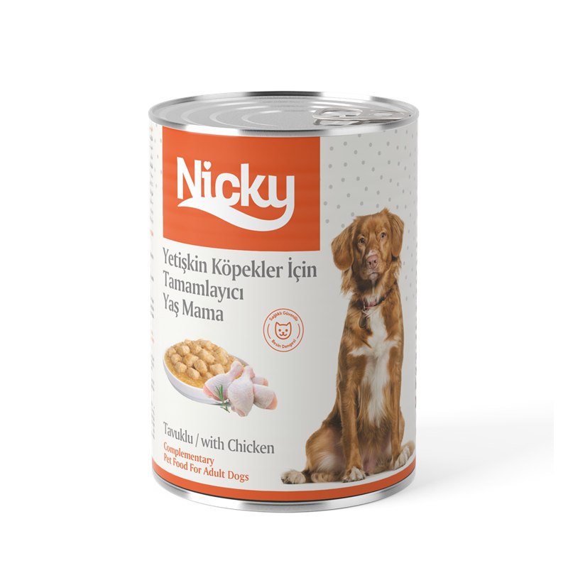 Nicky Adult Dog Meaty Chunks with Chicken in Gravy