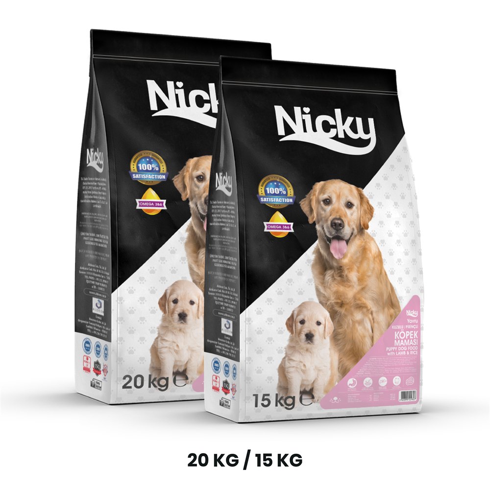 Nicky Puppy Dog Food with Lamb & Rice