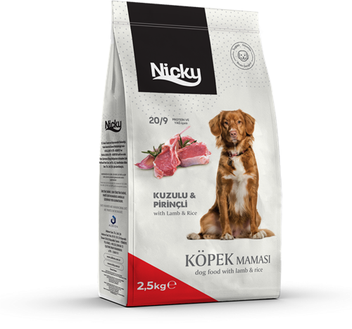 Nicky Lamb / Rice Dog Food Adult - Low Protein