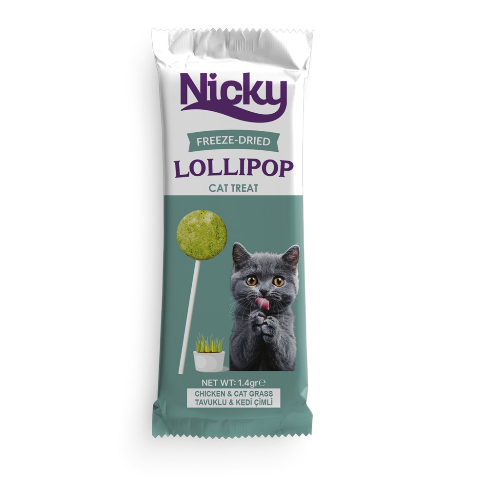 Nicky Cat Grass Lollipop