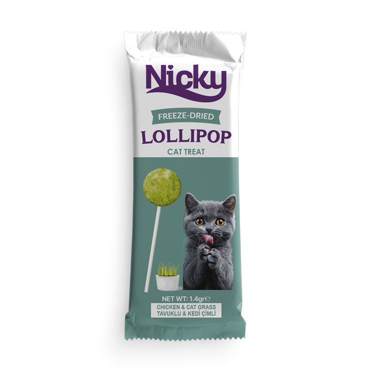 Nicky Cat Grass Lollipop
