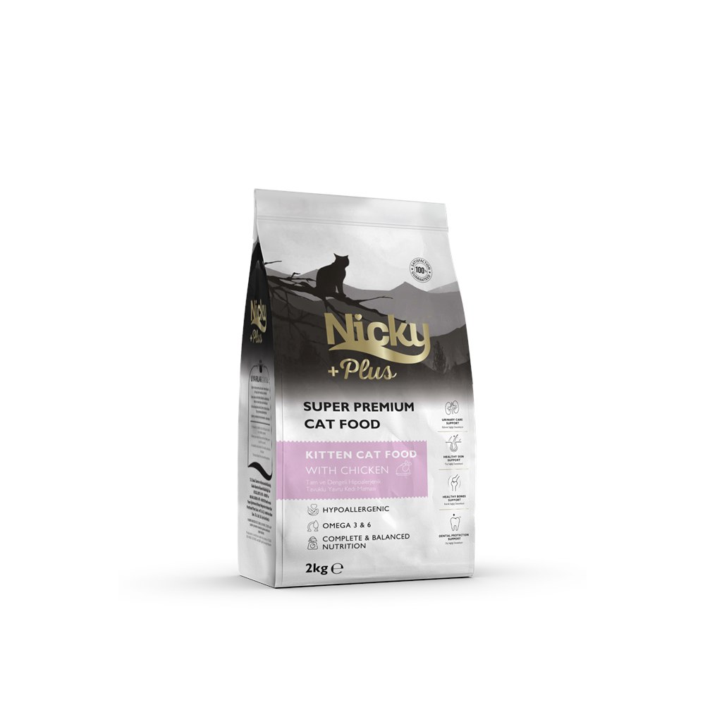 Nicky Plus Kitten Cat Food with Chicken