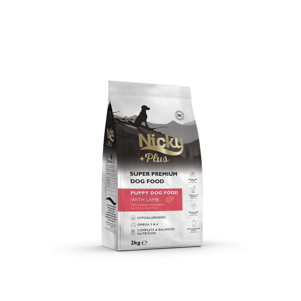 Nicky Plus Puppy Dog Food with Lamb