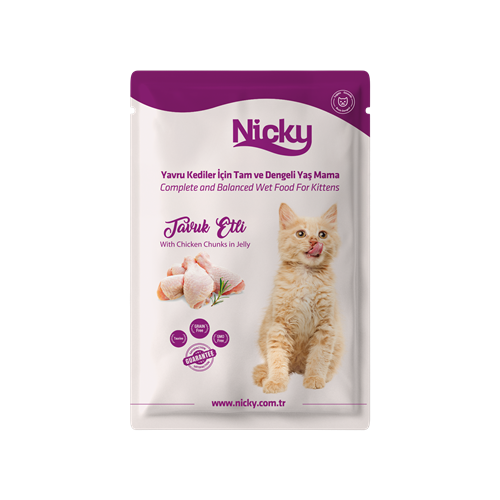 Wet Food with Chicken Meat for Kittens